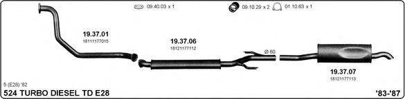 IMASAF 511000073 Exhaust System